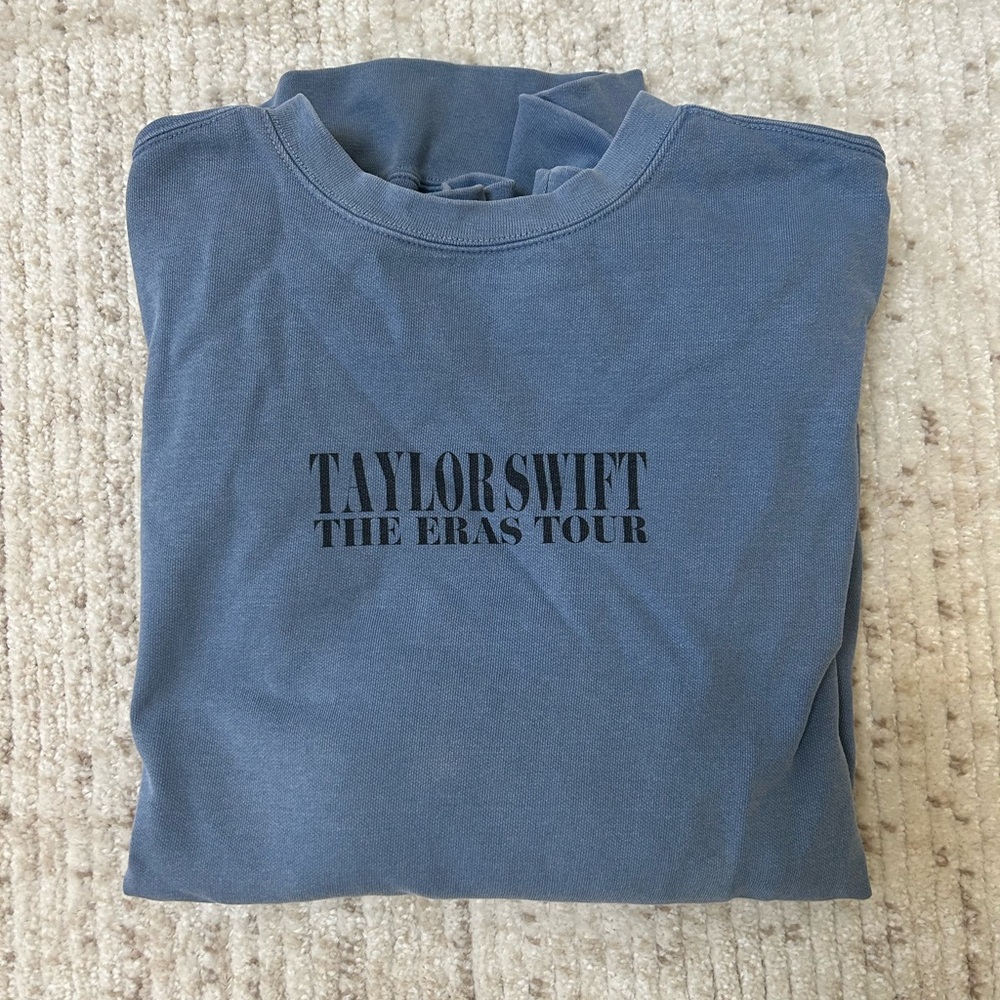 Taylor Swift The Eras Tour Blue Crewneck